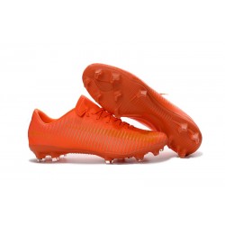 Nike Mercurial Vapor 11 FG Men Football Cleat All Orange