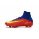 Nike Mercurial Superfly V FG Mens Football Boots Blue Red Yellow
