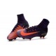 Nike Mercurial Superfly V FG Mens Football Boots Purple Orange