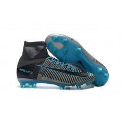Nike Mercurial Superfly 5 FG New Soccer Cleats Grey Blue Black