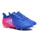 New 2016 adidas X 16.1 FG Firm Ground Soccer Boots Blue Pink White