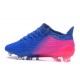 New 2016 adidas X 16.1 FG Firm Ground Soccer Boots Blue Pink White
