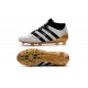 News adidas Ace 16.1 FG Men's Football Shoes White Black Gold