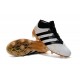 News adidas Ace 16.1 FG Men's Football Shoes White Black Gold