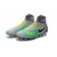 Nike Magista Obra II FG Firm Ground 2016 Soccer Boots Grey Blue Black