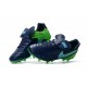 New 2016 Nike Tiempo Legend 6 FG Leather Football Cleats Black Green