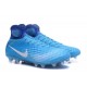 Nike Magista Obra II FG Firm Ground Soccer Boots Blue White