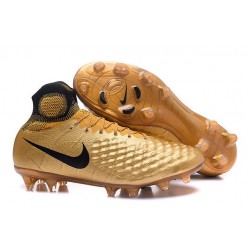 Nike Magista Obra II FG New Tops Football Cleat Golden Black