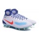 Nike Magista Obra II FG New Tops Football Cleat White Blue Red