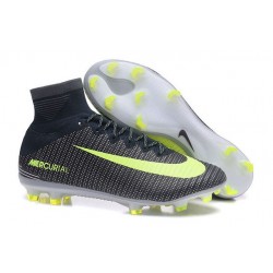 Nike Mercurial Superfly 5 CR7 FG New Soccer Cleats Seaweed Volt Black