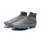 Nike C.Ronaldo Mercurial Superfly 4 FG Soccer Boot Grey Blue