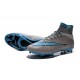Nike C.Ronaldo Mercurial Superfly 4 FG Soccer Boot Grey Blue
