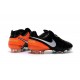 New 2016 Nike Tiempo Legend 6 FG Leather Football Cleats Black White Orange