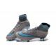 Nike C.Ronaldo Mercurial Superfly 4 FG Soccer Boot Grey Blue