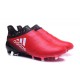 New Mens adidas X 16+ Purechaos FG/AG Cleats Red Black White