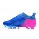 New Mens adidas X 16+ Purechaos FG/AG Cleats Blue Pink White