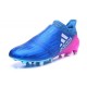 New Mens adidas X 16+ Purechaos FG/AG Cleats Blue Pink White