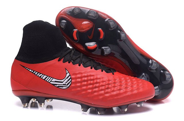 Nike Magista Obra II FG New Tops Football Cleat Red Black