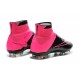 Nike C.Ronaldo Mercurial Superfly 4 FG Soccer Boot Leather Black Pink