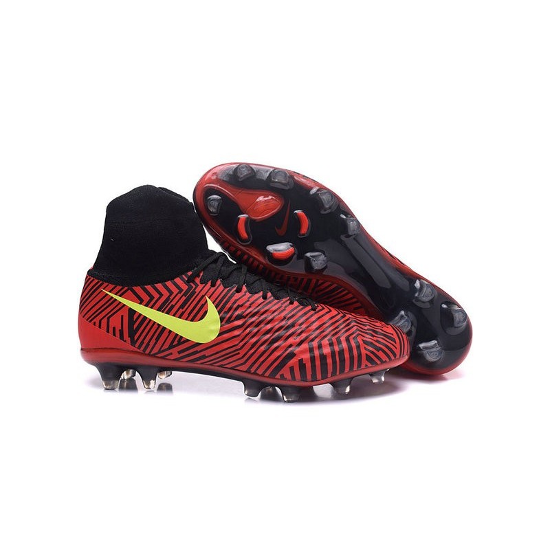nike magista obra red and yellow
