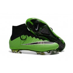 Nike C.Ronaldo Mercurial Superfly 4 FG Soccer Boot Green Black