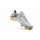 Nike Mercurial Vapor Vitórias 11 CR7 FG Football Cleat White Gold