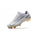 Nike Mercurial Vapor Vitórias 11 CR7 FG Football Cleat White Gold