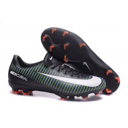 News Nike Mercurial Vapor XI FG ACC Soccer Shoes Black White Green