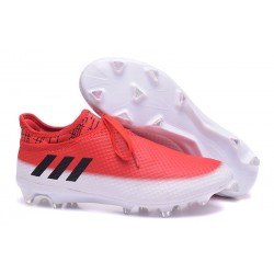 adidas Messi 16+ Pureagility FG/AG New Soccer Boots Red White Black