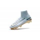 Nike Mercurial Superfly V CR7 Vitórias FG Firm Ground Boot White Gold