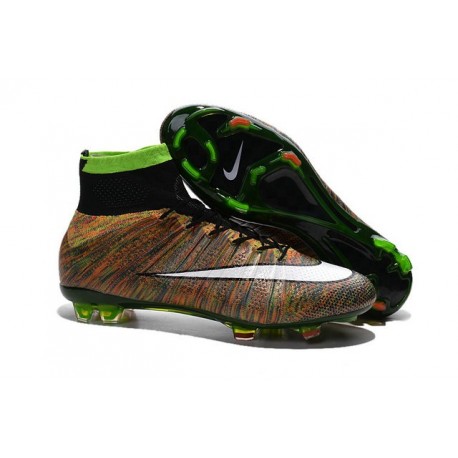 Nike C.Ronaldo Mercurial Superfly 4 FG Soccer Boot Multi-Colour White