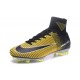 Nike Mercurial Superfly V FG Firm Ground Boot Yellow Black