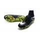 Men Nike Hypervenom Phantom II FG Soccer Boots Black Blue White