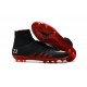 Neymar X Jordan NJR Nike Hypervenom Phantom II FG Soccer Boots Black Red