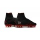 Neymar X Jordan NJR Nike Hypervenom Phantom II FG Soccer Boots Black Red