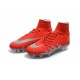 Neymar x Jordan NJR Nike Hypervenom Phantom II FG Soccer Boots Red Silver