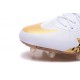 Nike Hypervenom Phinish FG Neymar X Jordan Soccer Cleat White Gold