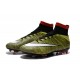 Nike C.Ronaldo Mercurial Superfly 4 FG Soccer Boot Yellow White