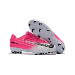 News Nike Mercurial Vapor XI FG ACC Soccer Shoes Pink White Black