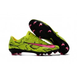News Nike Mercurial Vapor XI FG ACC Soccer Shoes Yellow Pink