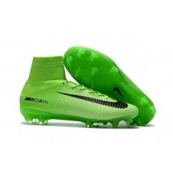 Nike Mercurial Superfly 5 FG News 2017 Cleats Green Black