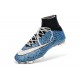 Top Nike Mercurial Superfly Iv FG Firm Ground Cleat Safari Blue White