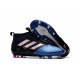 Top adidas ACE 17+ Purecontrol FG Soccer Cleats Blue Black White