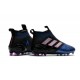 Top adidas ACE 17+ Purecontrol FG Soccer Cleats Blue Black White