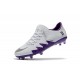Nike Hypervenom Phinish FG News 2017 Neymar Jordan White Purple Cleat