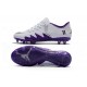 Nike Hypervenom Phinish FG News 2017 Neymar Jordan White Purple Cleat