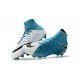 Nike HyperVenom Phantom III DF FG 2017 New Soccer Shoes Blue White Black