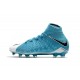 Nike HyperVenom Phantom III DF FG 2017 New Soccer Shoes Blue White Black