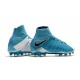 Nike HyperVenom Phantom III DF FG 2017 New Soccer Shoes Blue White Black