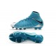 Nike HyperVenom Phantom III DF FG 2017 New Soccer Shoes Blue White Black
